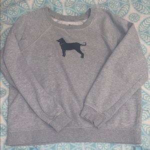 black dog crewneck